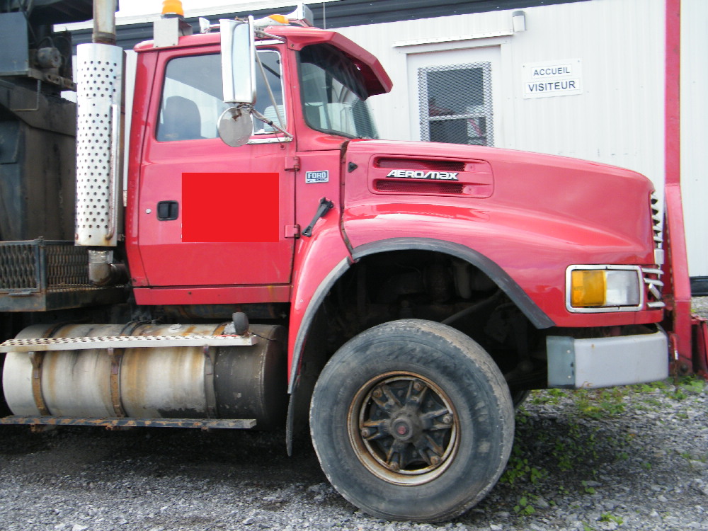 Camion boom truck avec grue Ford 1992 – Image 9
