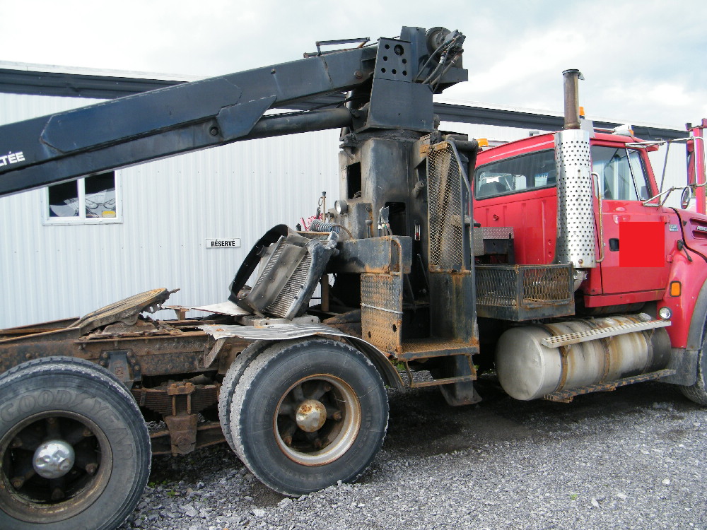 Camion boom truck avec grue Ford 1992 – Image 8