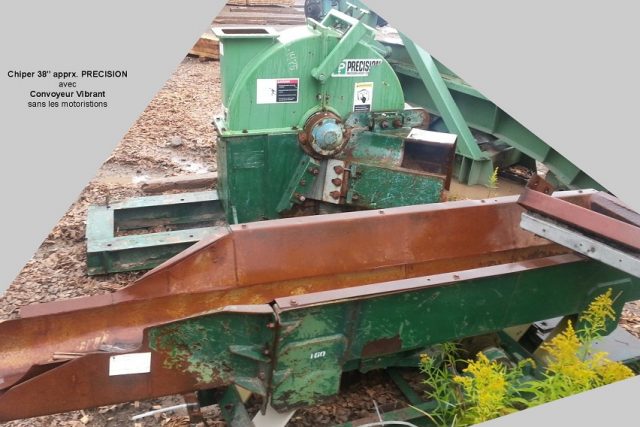 Chipper à bois 38 pouces Precision