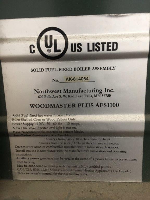 Bouilloire Woodmaster plus AFS 1100 – Image 8