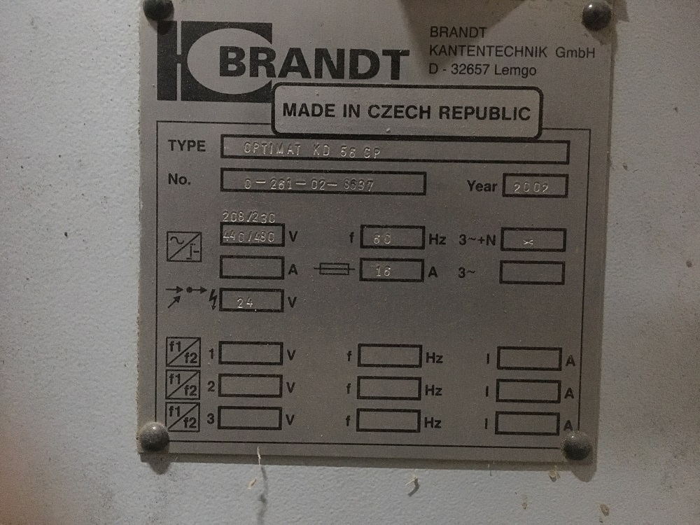 Plaqueuse de chant Brandt Optimat KD 56 CP 2002 – Image 7