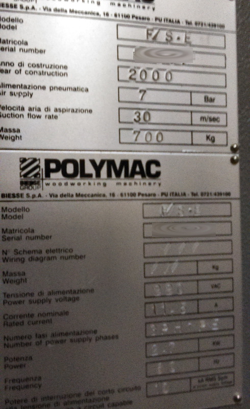 Perceuse inséreuse à goujons Biesse FSE – Image 3