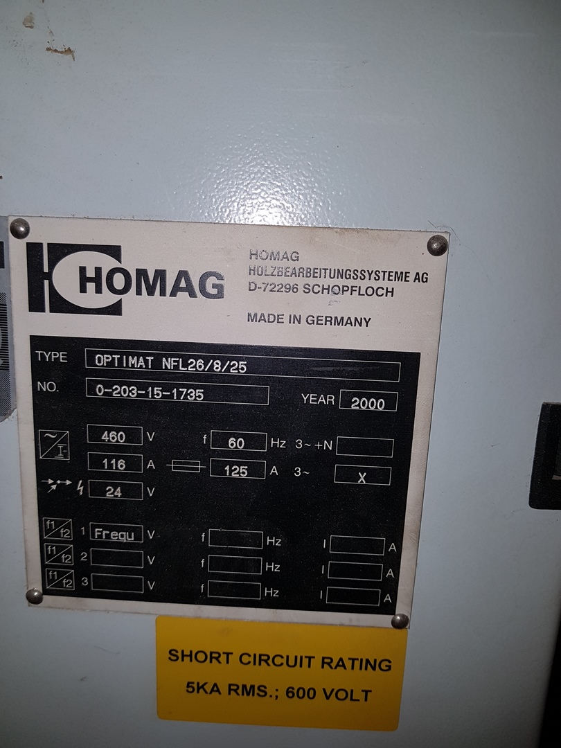 Tenonneuse double Homag Optimat NFL 26/6/25 – Image 4
