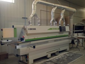 Plaqueuse de chants Biesse Akron 430, 2014 pre-milling
