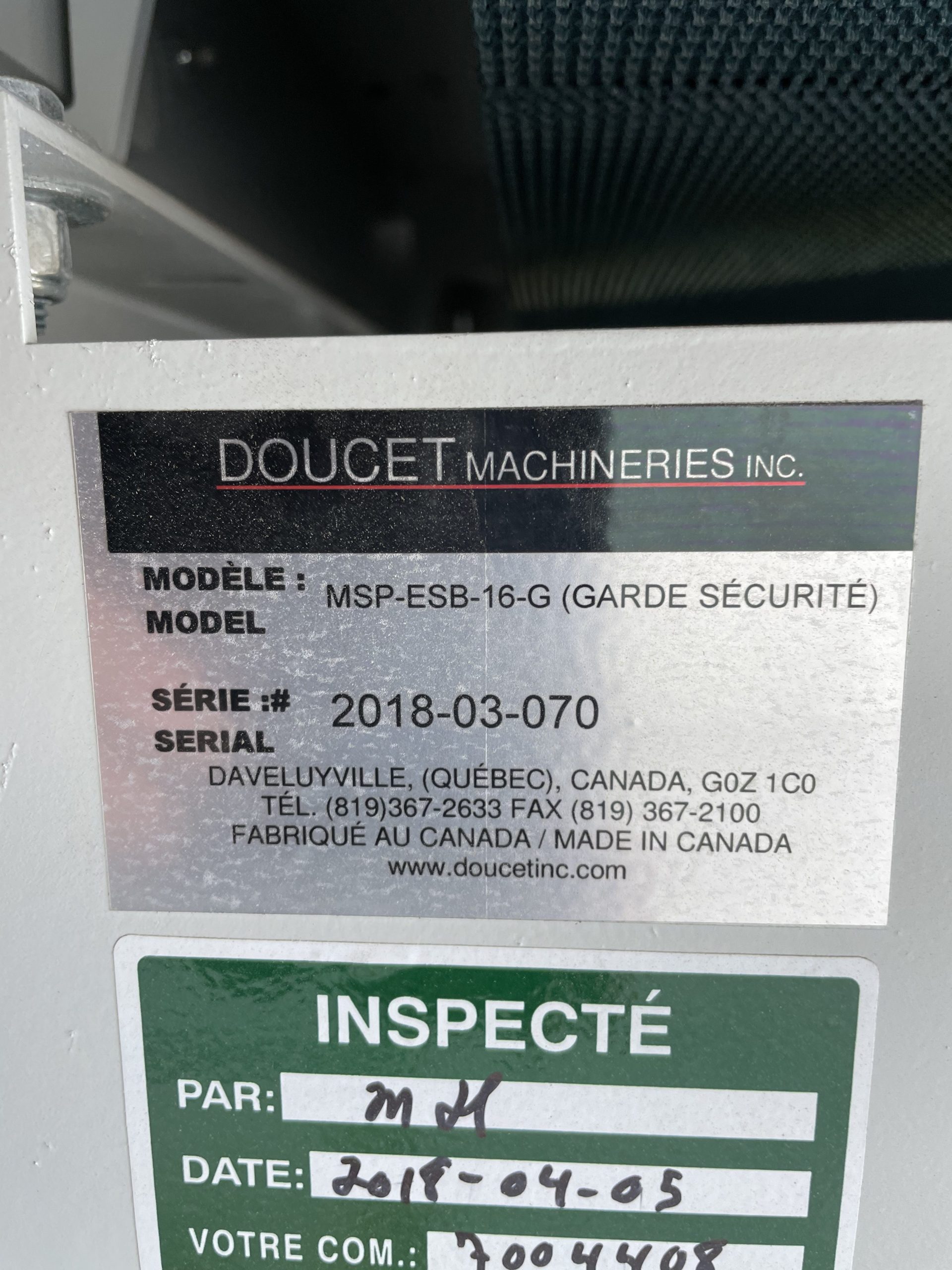 Système d'alimentation séquenceur Doucet MSP-ESB-16G , 2018 – Image 3