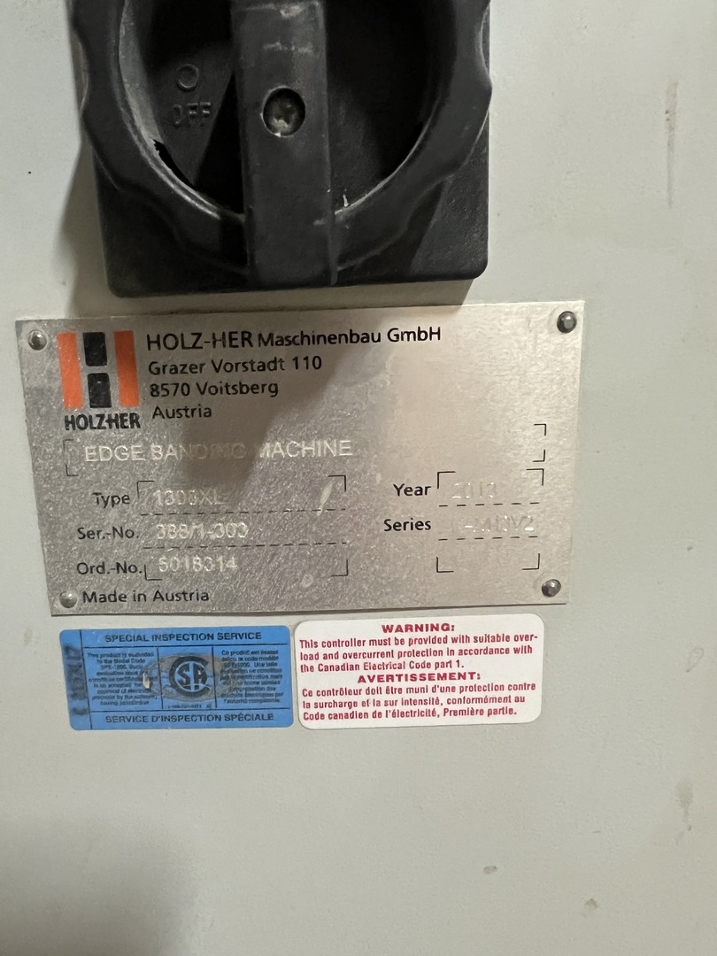 Edgeuse Holzher Modèle Auriga1308 XL 2013 Premilling – Image 2