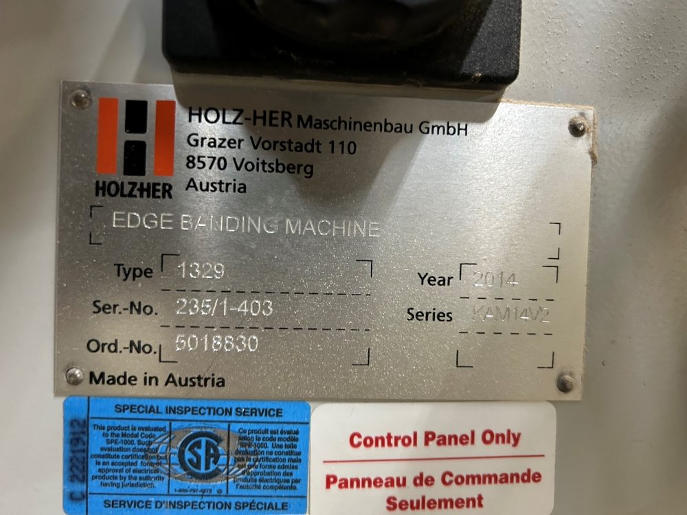 Plaqueuse de chants Holzher Sprint 1329 Premium Pre-milling avec convoyeur – Image 8