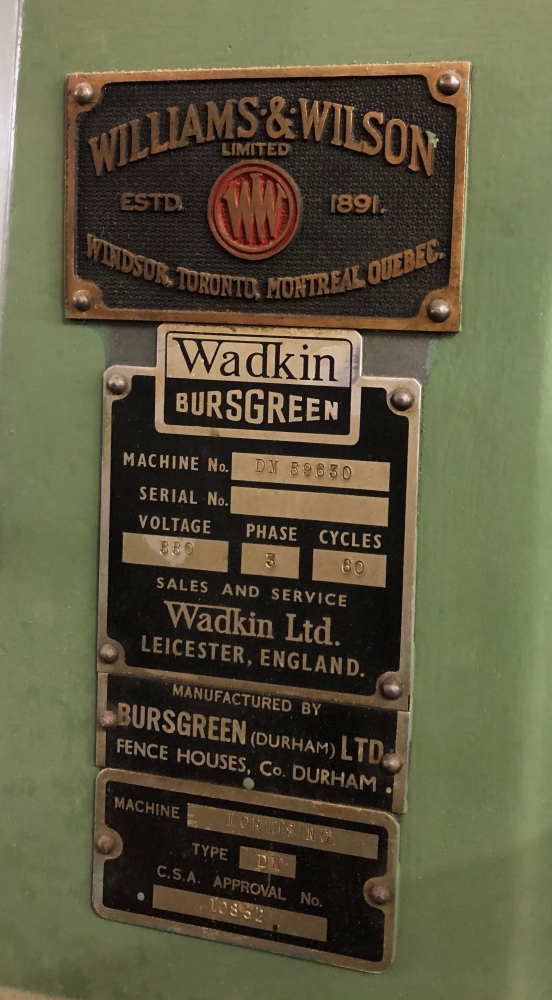 Mortaiseuse à bédane Wadkin – Image 4