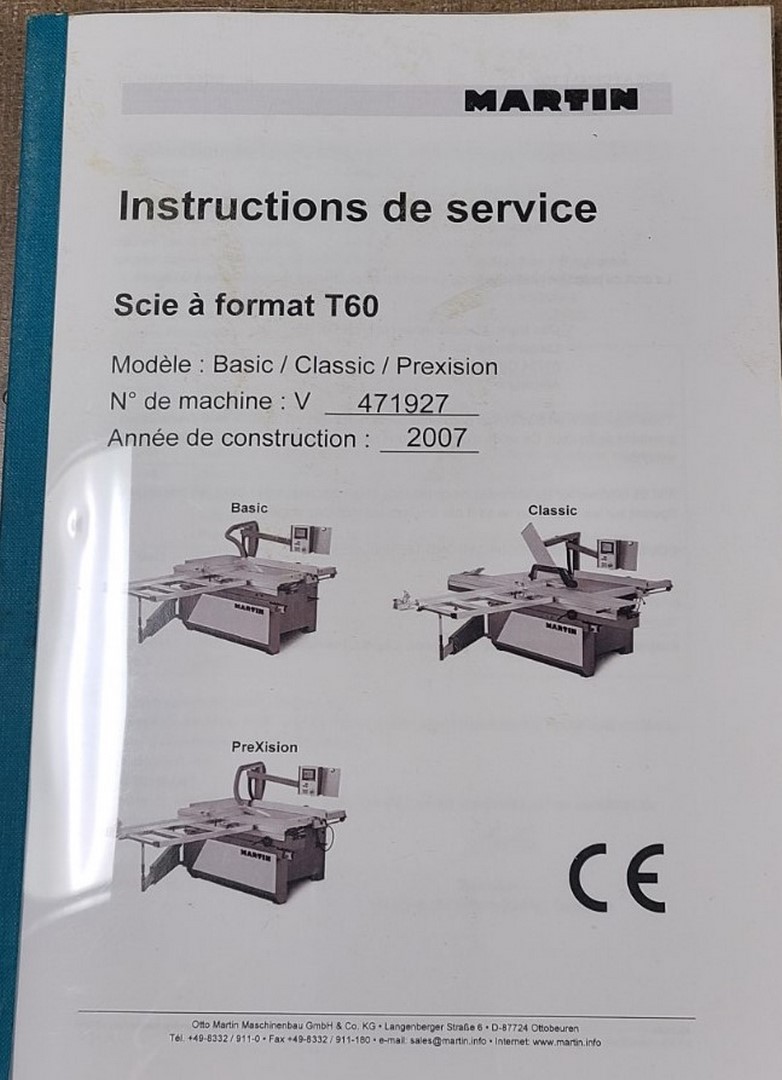 Scie à panneaux Martin T60 Classic – Image 8