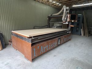 CNC 4 x 8 table pleine défonceuse