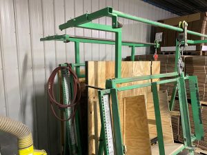 Assembleur pour fabriquer des palettes a l’horizontal