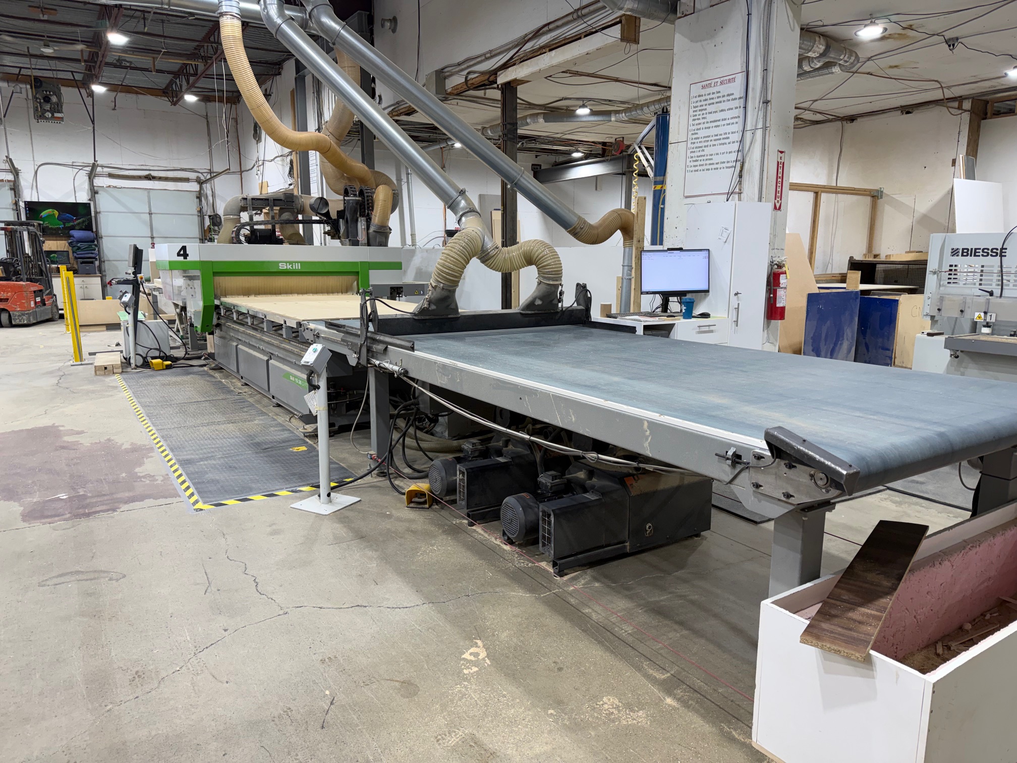 CNC Biesse skill G FT 1536 avec chargement et dechargement et imprimante codebare – Image 2