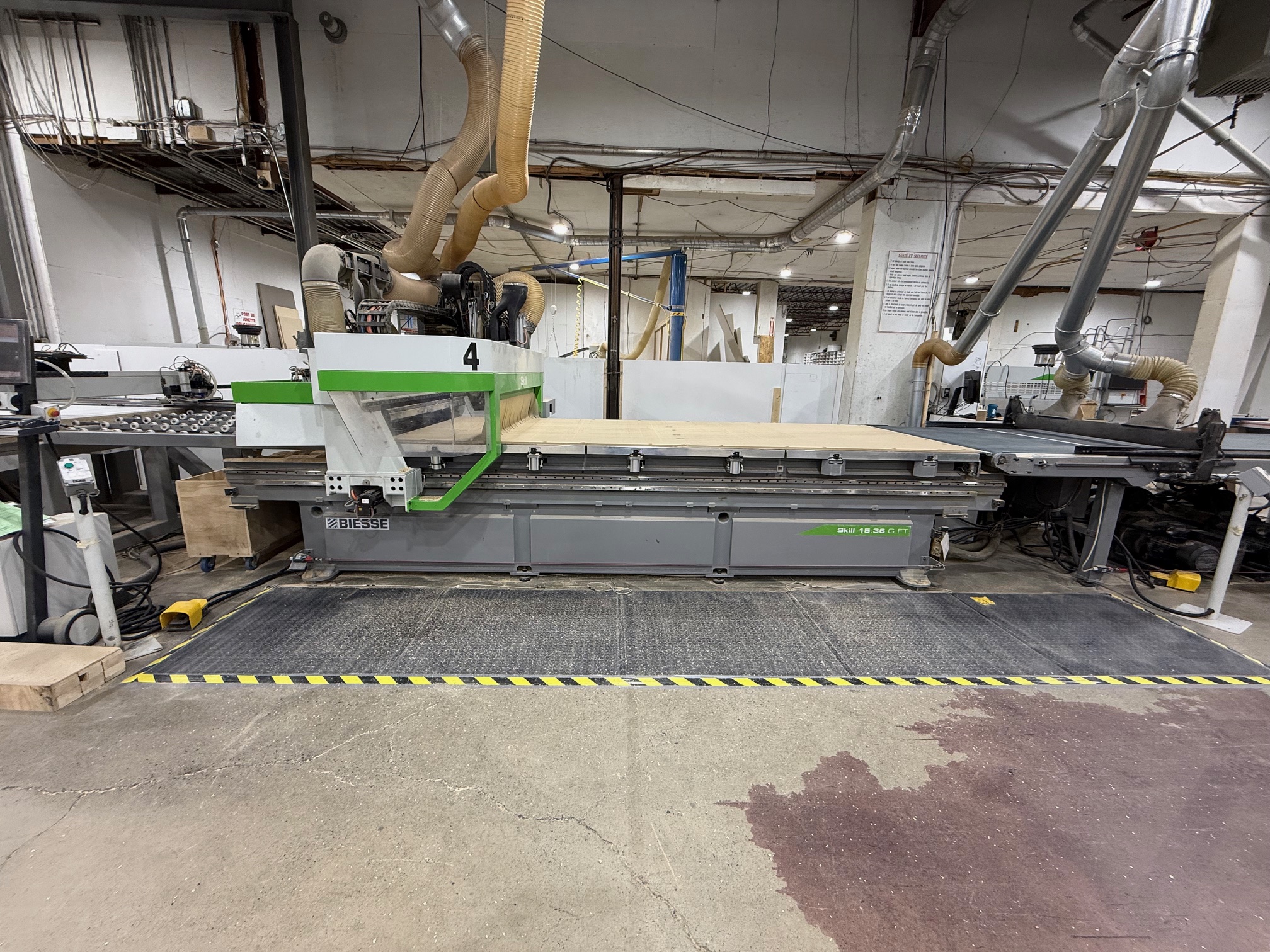 CNC Biesse skill G FT 1536 avec chargement et dechargement et imprimante codebare – Image 4