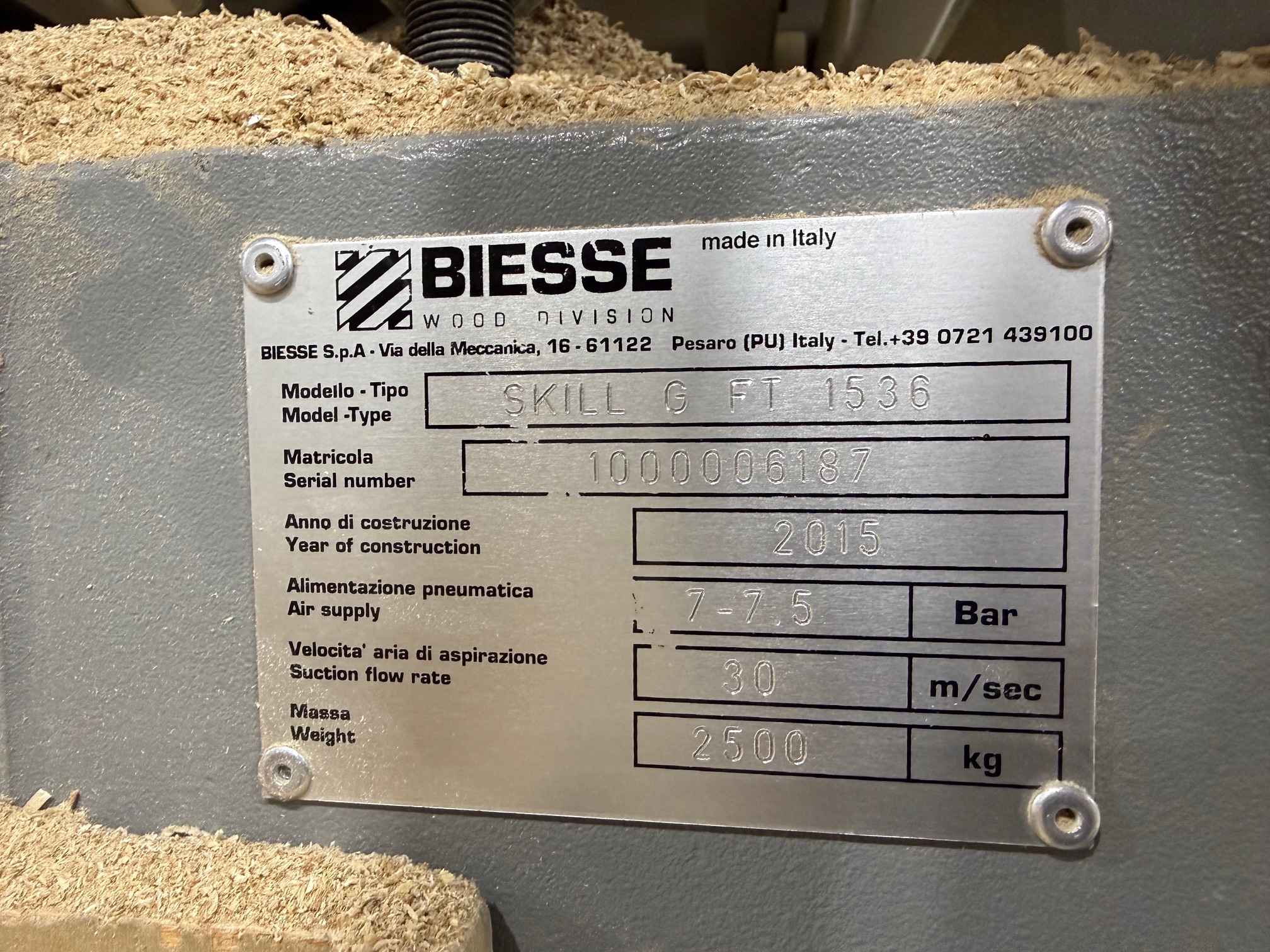 CNC Biesse skill G FT 1536 avec chargement et dechargement et imprimante codebare – Image 7