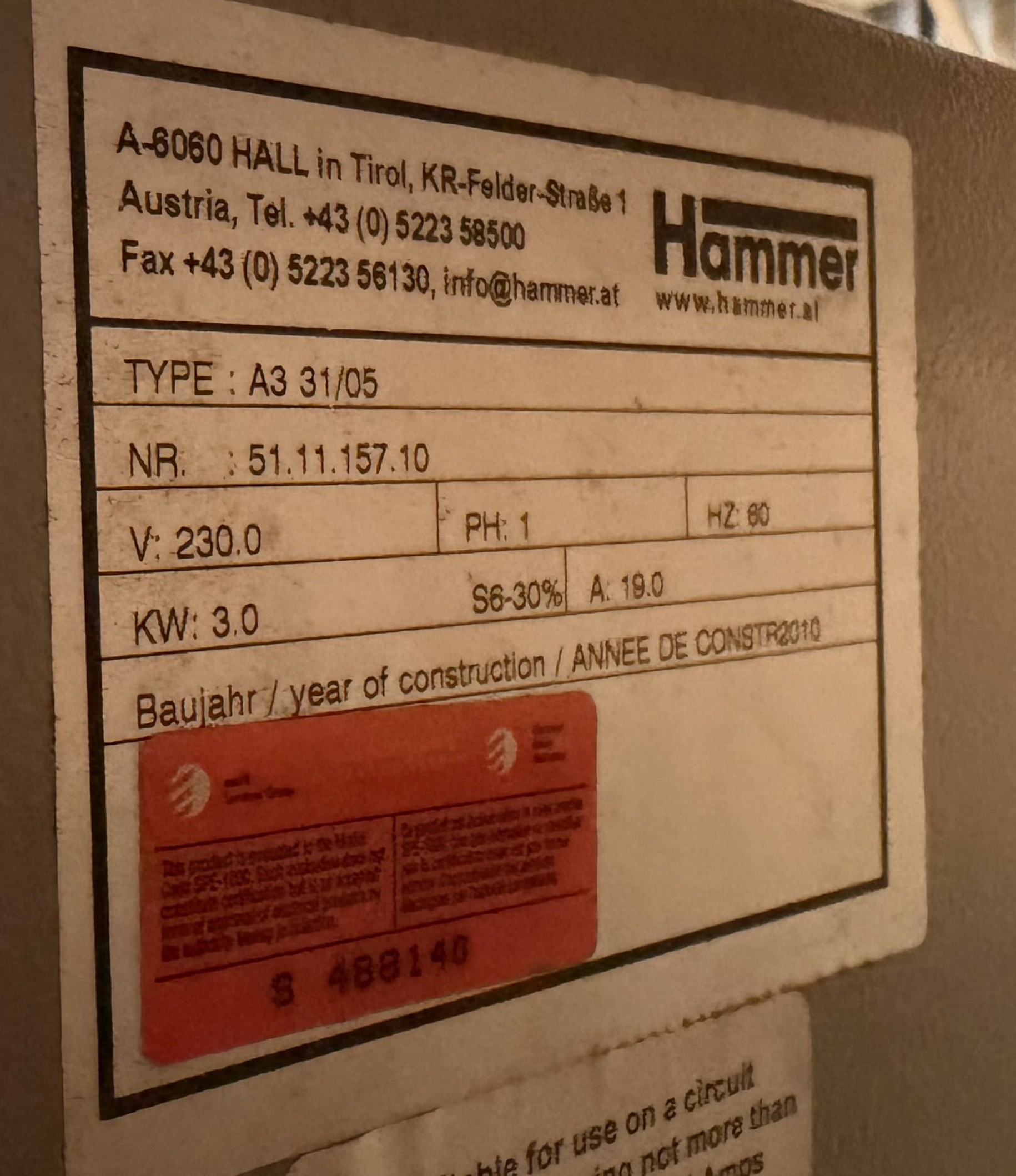 Hammer A3 31 – Jointer-Planer Dégauchisseuse Raboteuse – Image 4