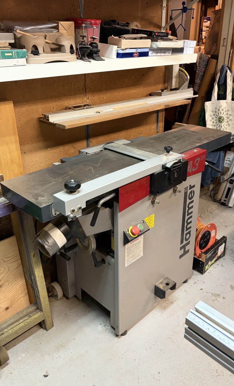 Hammer A3 31 – Jointer-Planer Dégauchisseuse Raboteuse